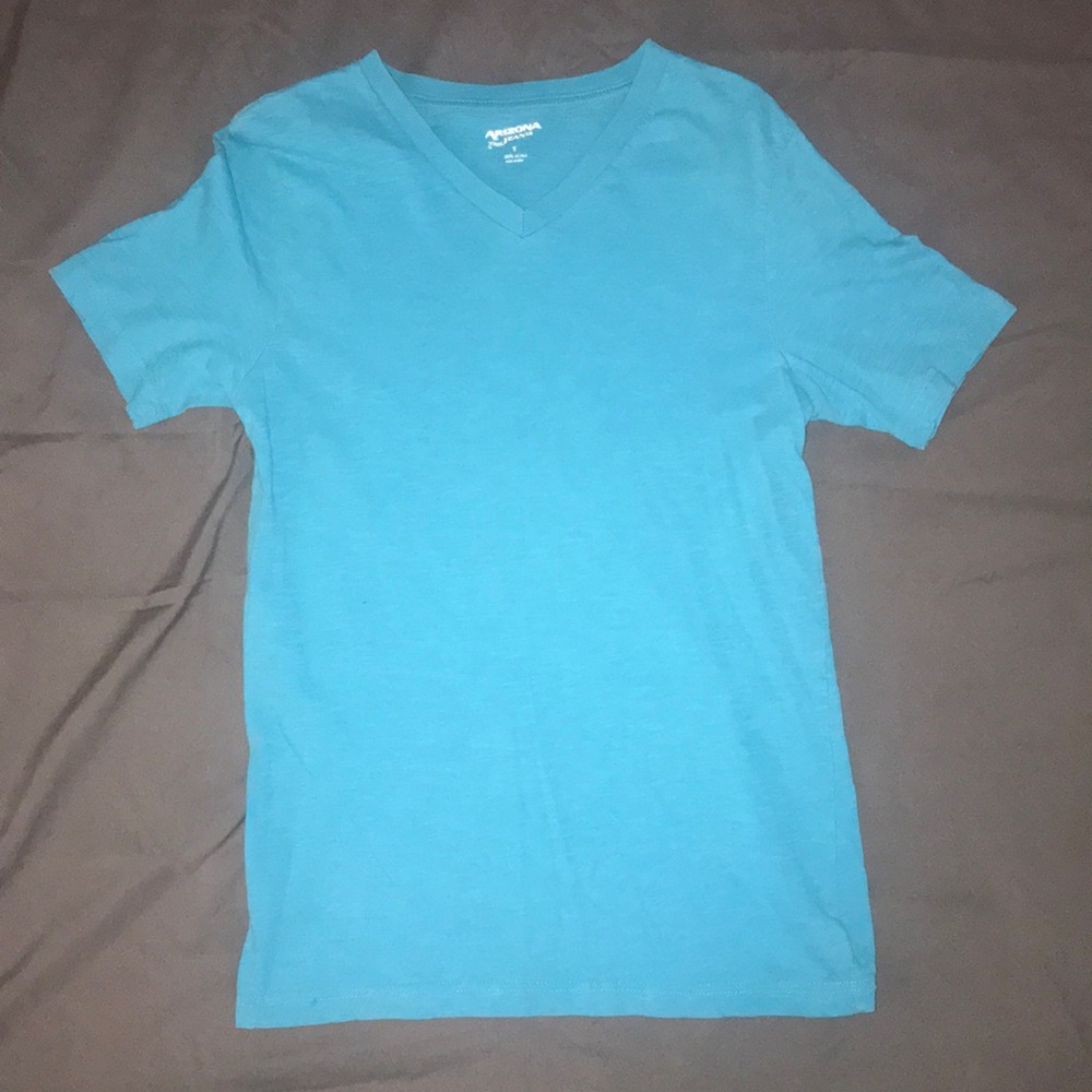 Turquoise V-Neck T-Shirt